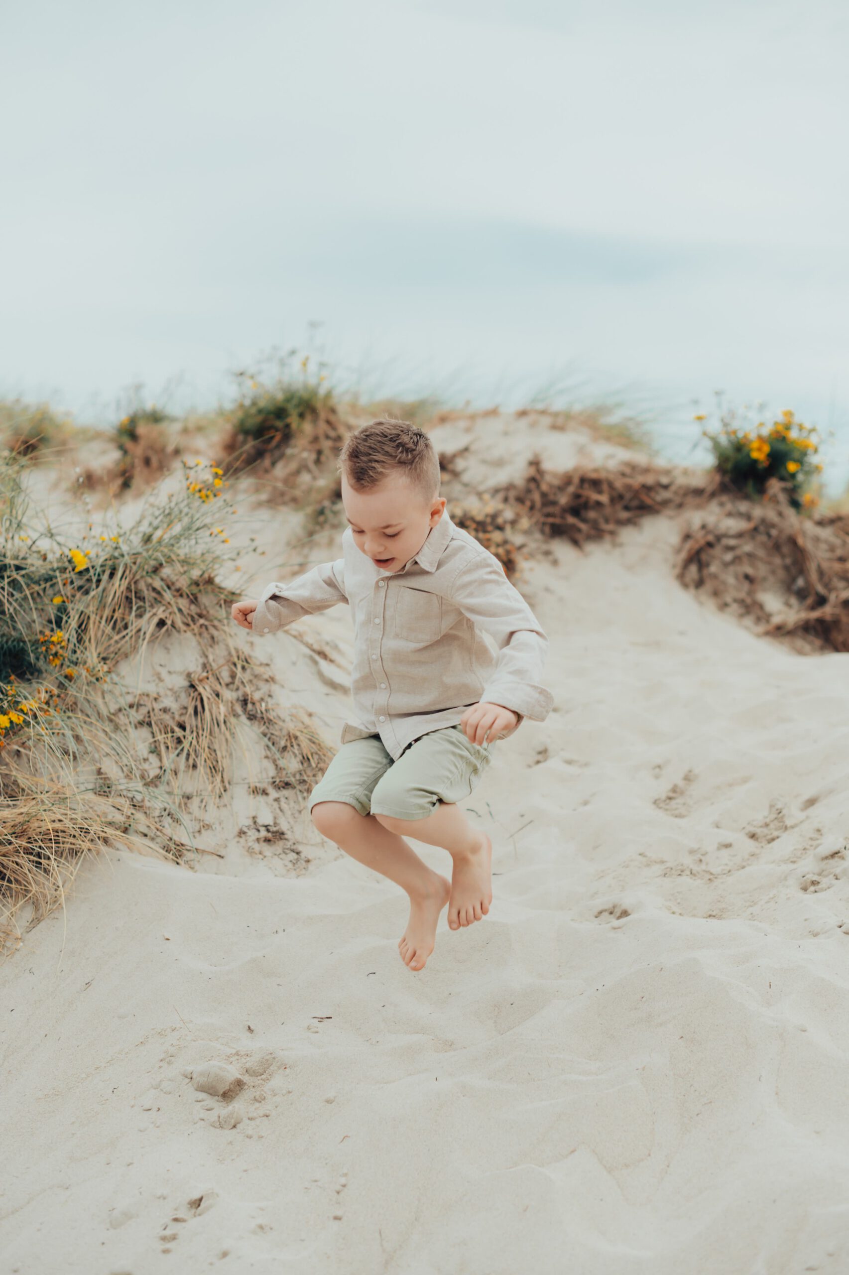 Familienfotoshooting in Rostock am Strand