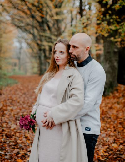 Babybauch Shooting in Rostock im Herbst