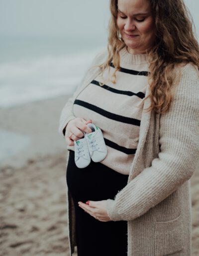 Babybauch Shooting Strand Rostock