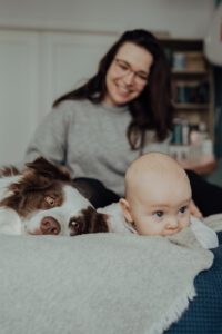 Babyshooting mit Hund