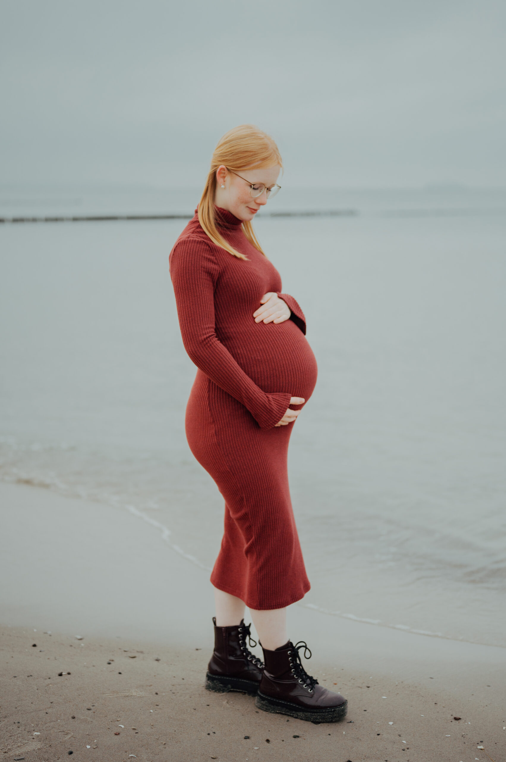 Babybauchshooting Strand Rostock