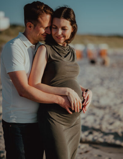 authentische Babybauchfotos