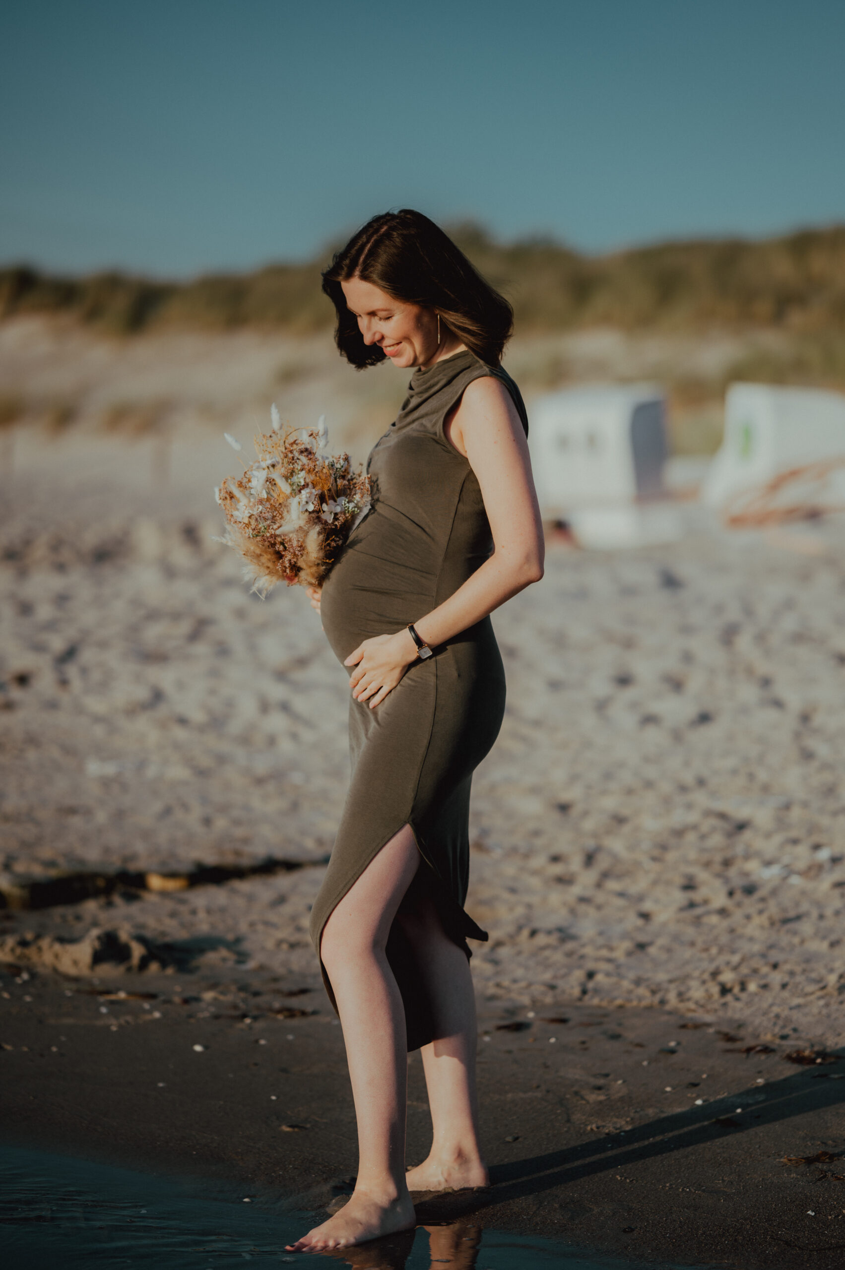 Schwangerschaftsshooting Strand